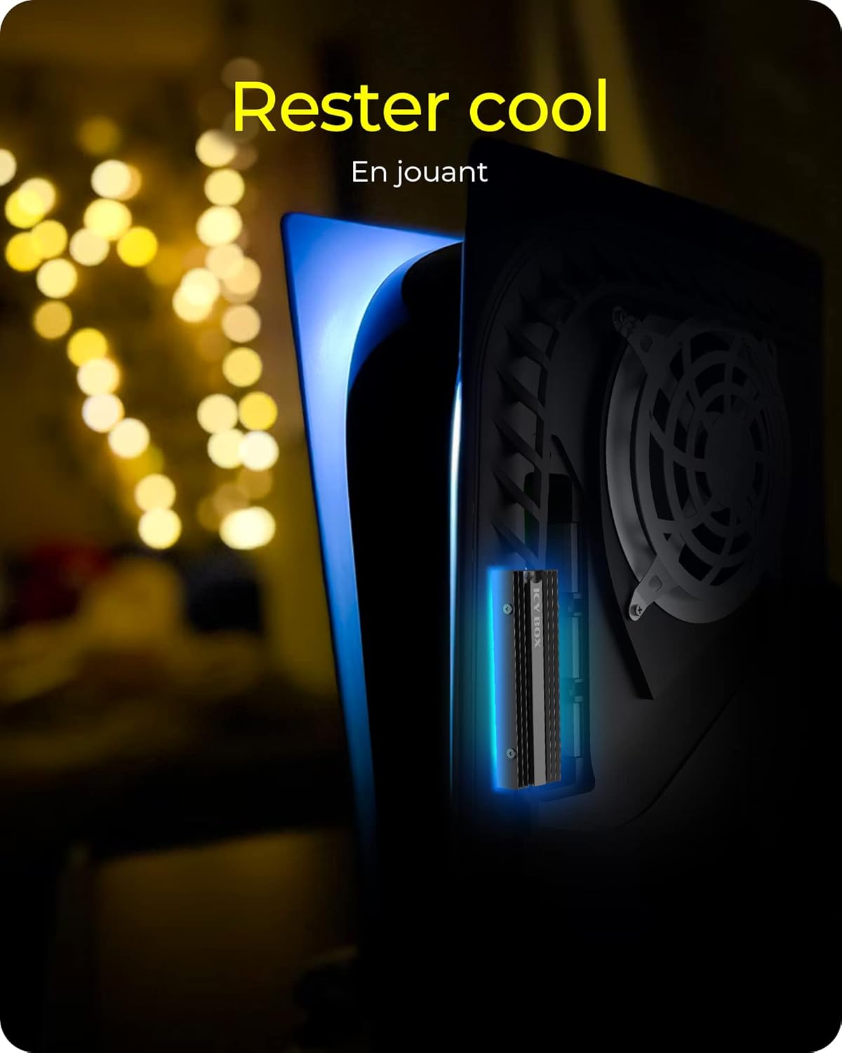 Thumbnail 6 de ICY BOX IB-M2HS-PS5 : dissipateur thermique M.2 pour SSD 2280, conçu pour PlayStation 5