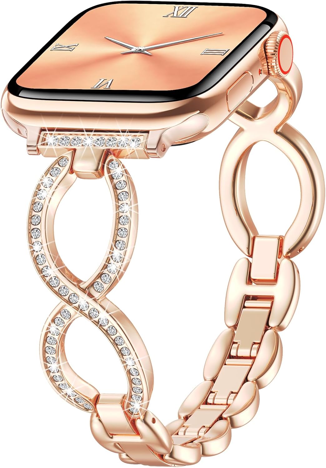 Detalle de Filoto Bling Band Slim Metal Jewelry Bracelet for Apple Watch