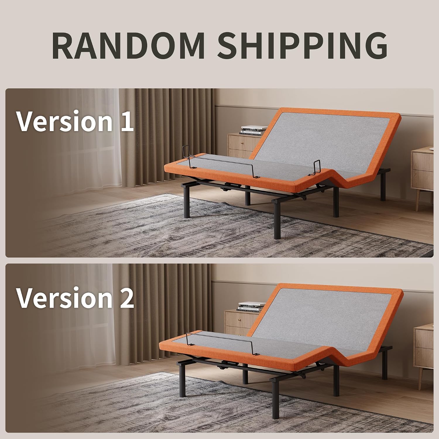 Detalle 2 de ESHINE EE-3000PT Twin XL Adjustable Bed Frame with Massage and Wireless Remote