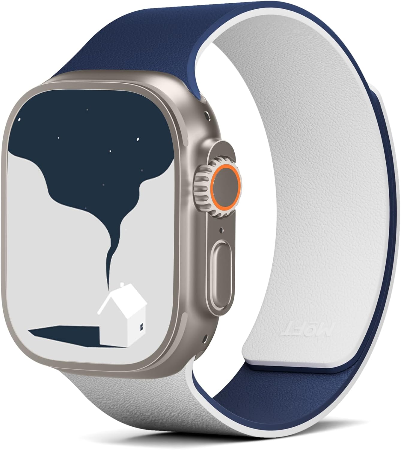 Detalle de MOFT Bracelet de Rechange Compatible Apple Watch – Silicone Magnétique Réversible (38–46 mm)