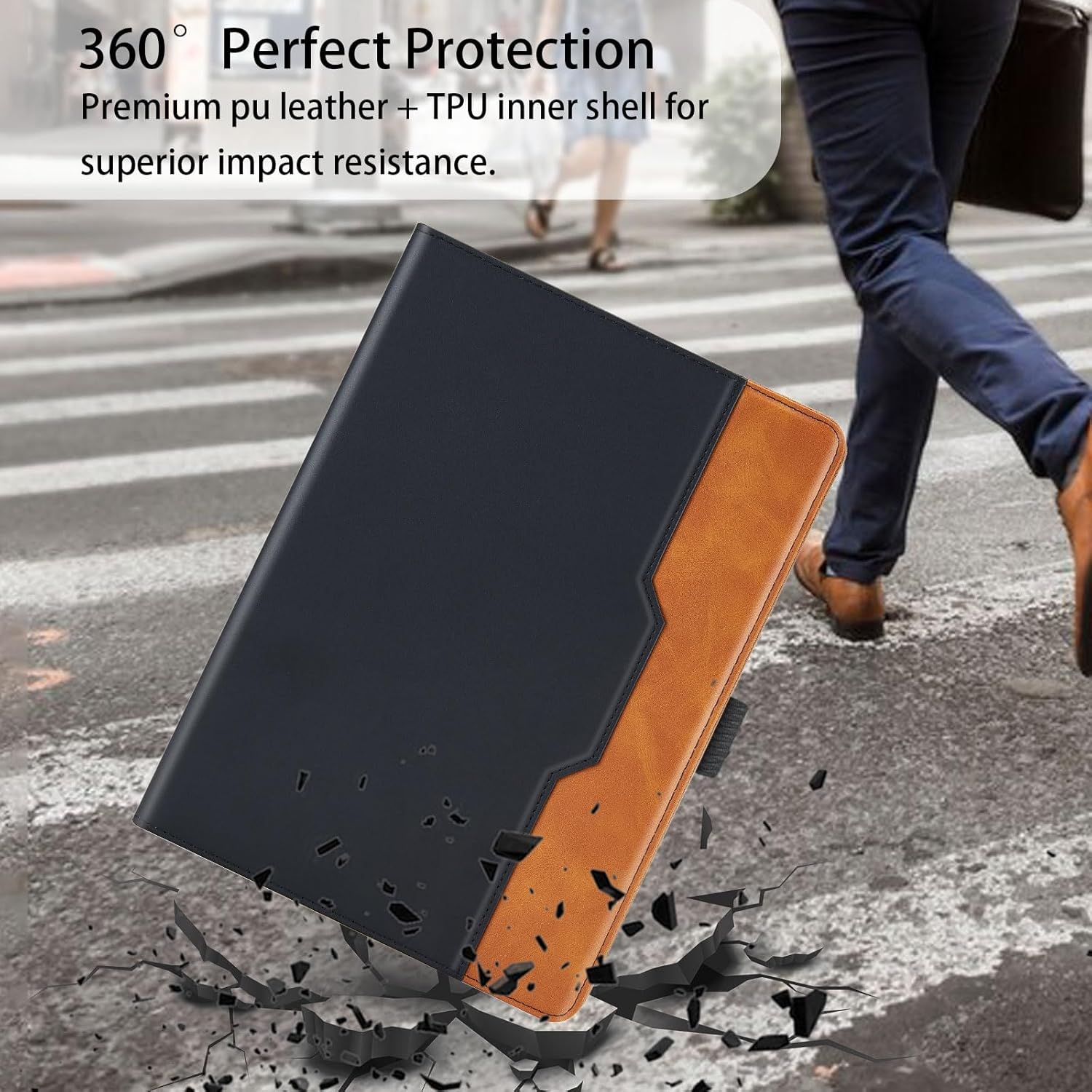 Thumbnail 5 de Vkooer Hülle für Samsung Galaxy Tab A11 Plus / A9 Plus 11 Zoll 2023 Modell (SM-X210/X216/X218) – PU-Leder Folio mit Stand und S Pen Halter