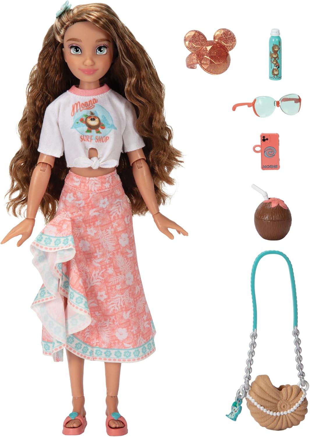Disney ILY Vaiana - Poupée Fashion 29 cm (JAKKS Pacific) avec Accessoires – Licence Officielle Disney