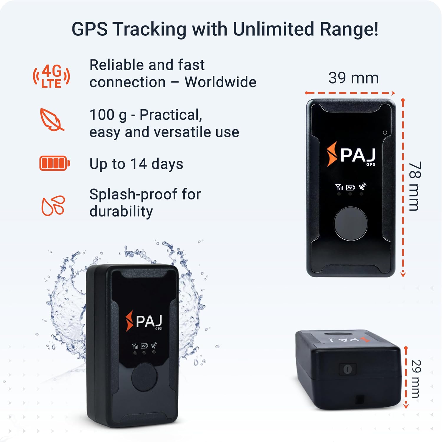 Detalle 2 de PAJ Mini GPS Tracker 4G – GPS-spårare med SOS-knapp och röstmeddelanden