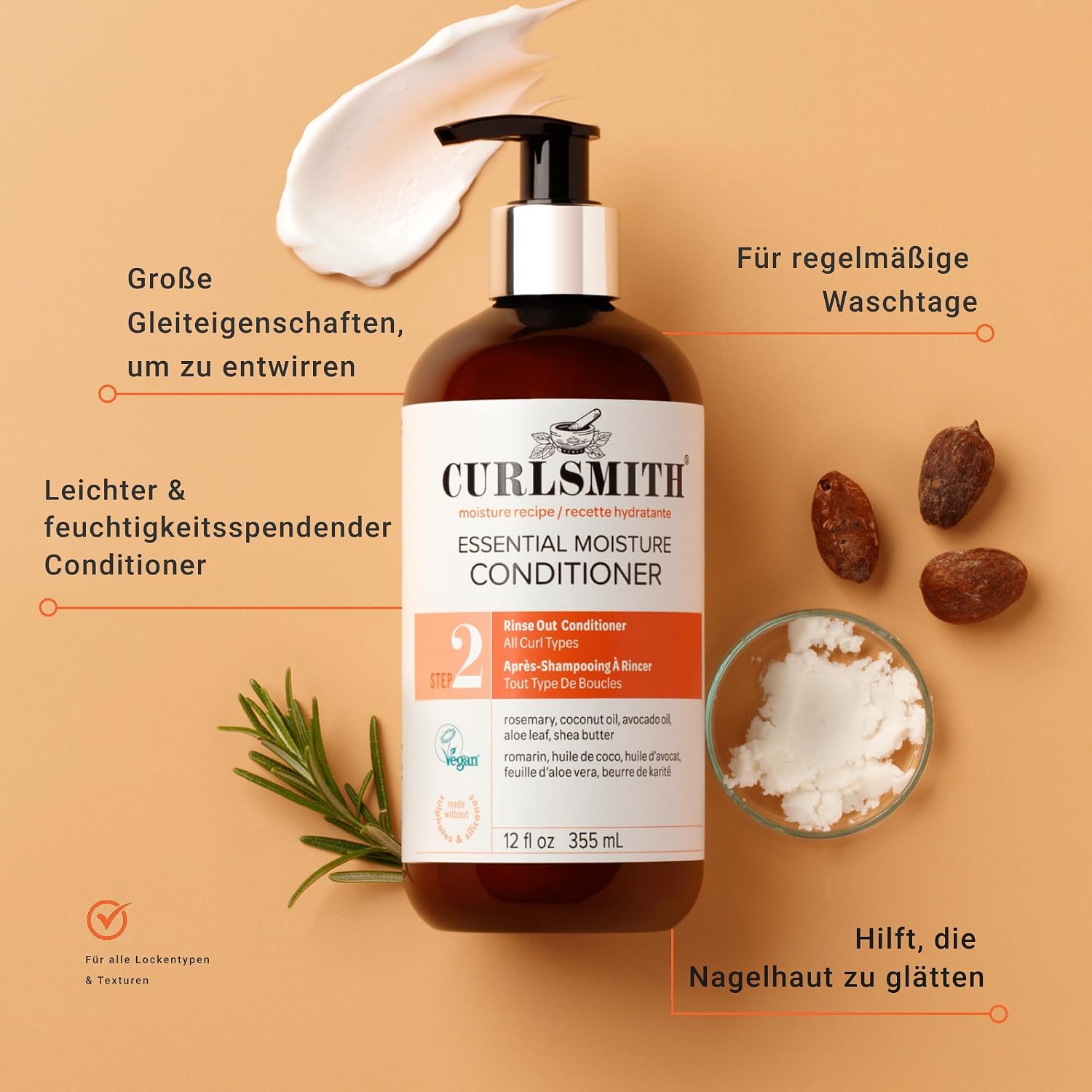 Detalle de Curlsmith Essential Moisture Conditioner 3 oz