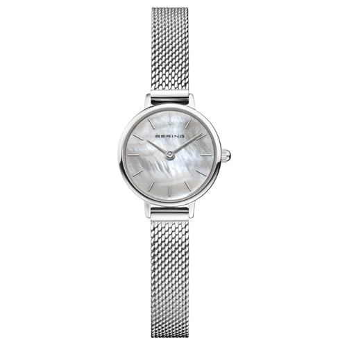 Detalle de BERING 11022-004 Reloj mujer 22 mm, esfera blanca