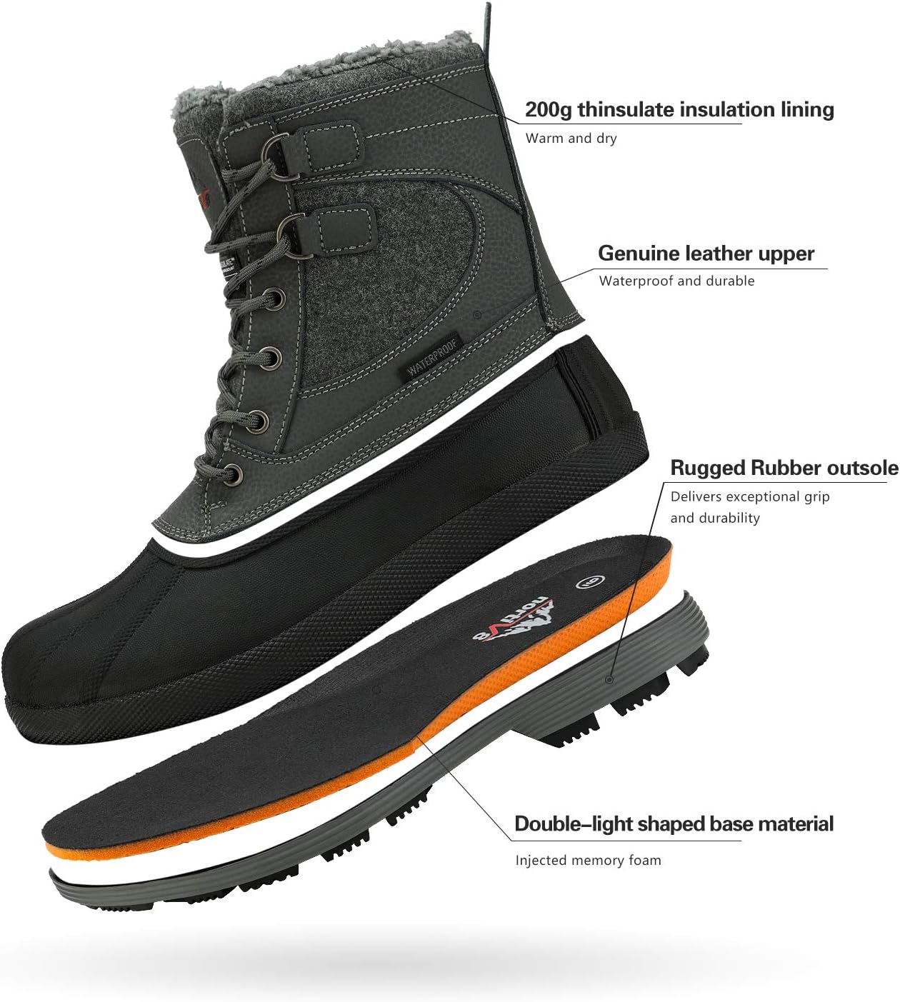 Thumbnail 3 de NORTIV 8 Botas de Trekking de Nieve