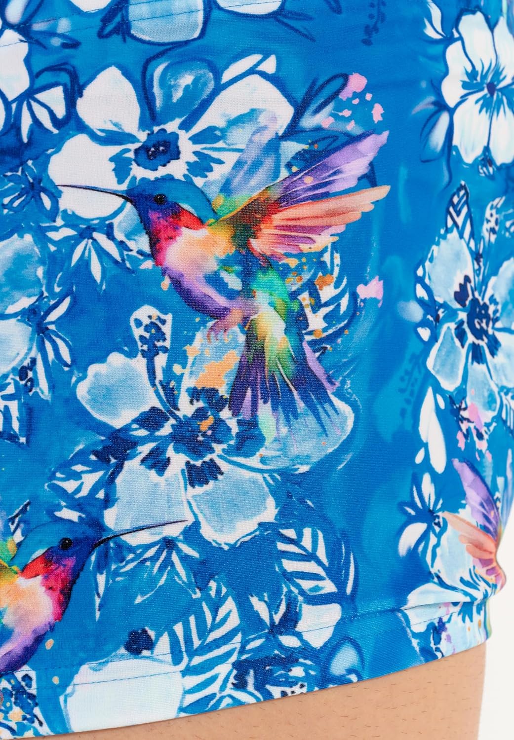 Thumbnail 4 de HOM Boxer de bain COLIBRIS en polyamide et élasthanne, avec cordon de serrage