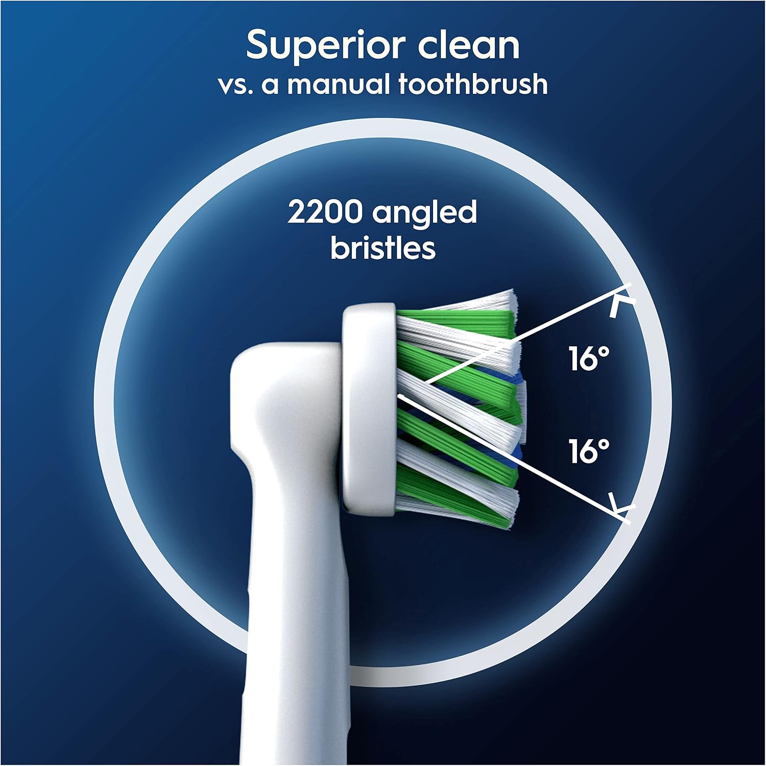 Detalle 2 de Oral-B Pro Cross Action 12-pack replacement heads