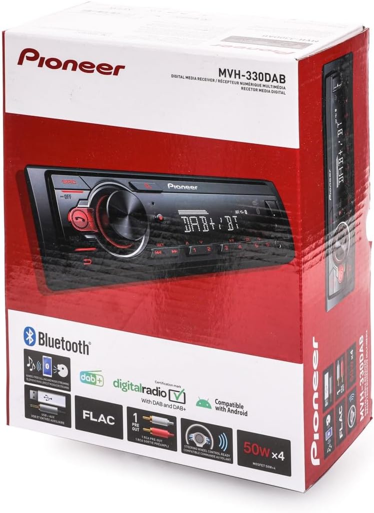 Thumbnail 3 de Pioneer MVH-330DAB — Autoradio 1 DIN avec DAB+, USB et Bluetooth