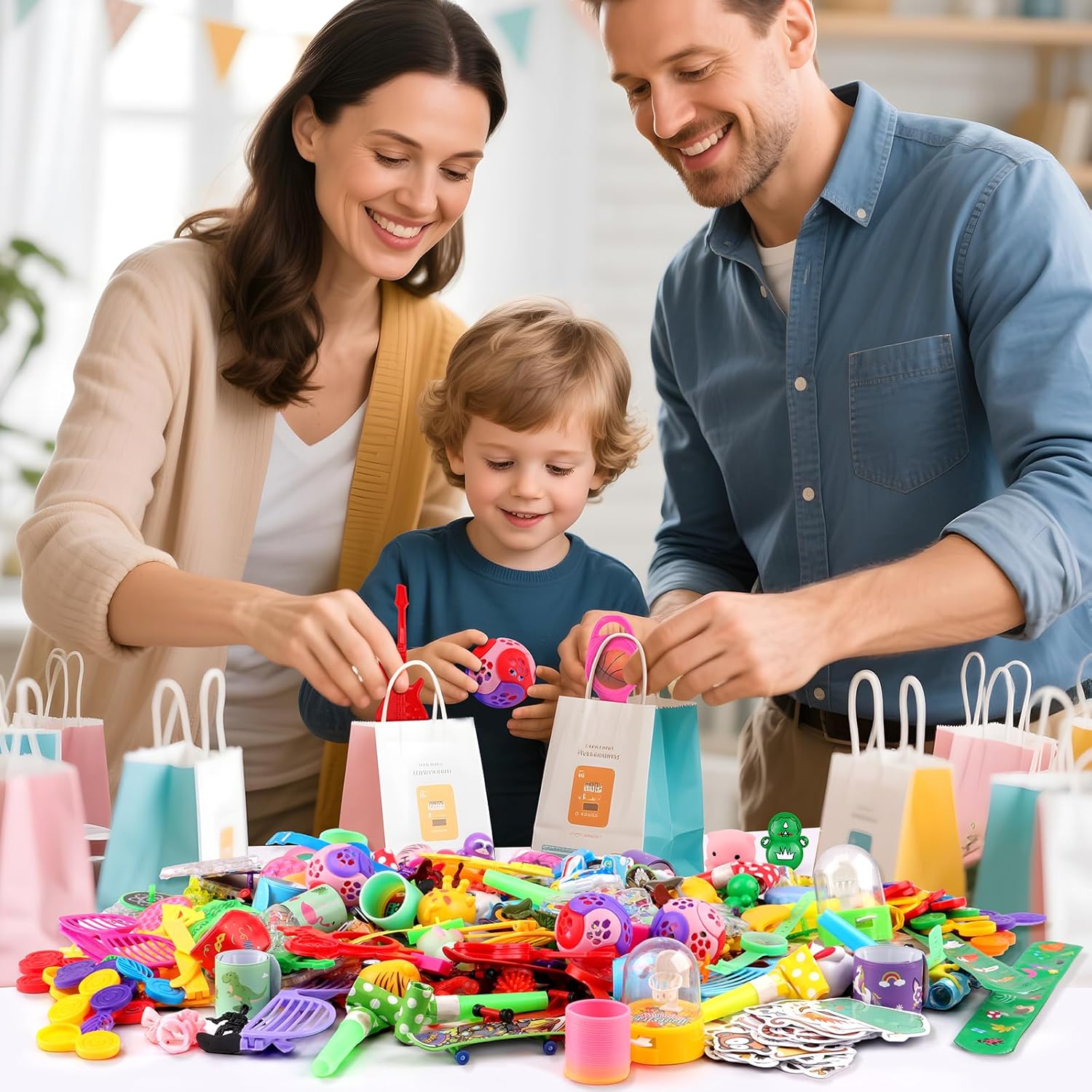 Thumbnail 1 de nicknack Party Bag Fillers for Kids 300pcs – 31 Types of Small Toys Bulk
