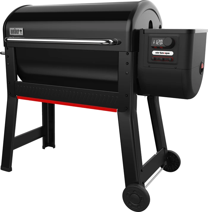 Detalle de Weber Smoque XL – Pelletgrill für großes Grillen mit App-Überwachung
