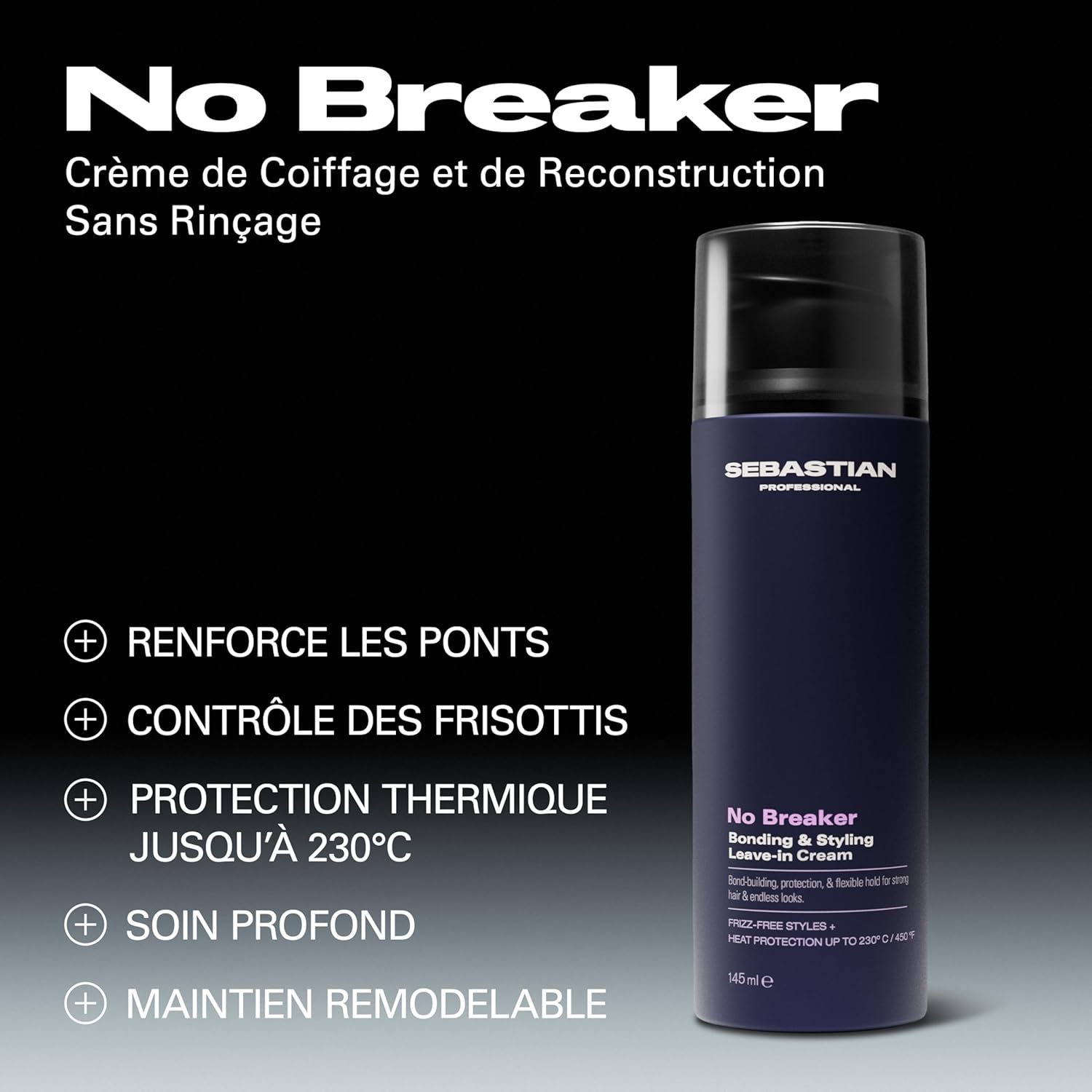 Thumbnail 1 de Sebastian Professional No.Breaker — crème cheveux sans rinçage reconstruction et anti-casse, 150 ml