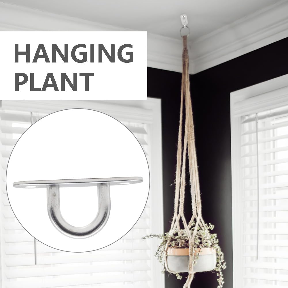 Thumbnail 5 de CEEYSEE 8er Set Augplatten aus Edelstahl mit Öse für Deckenhaken (M6) – 304 Edelstahl