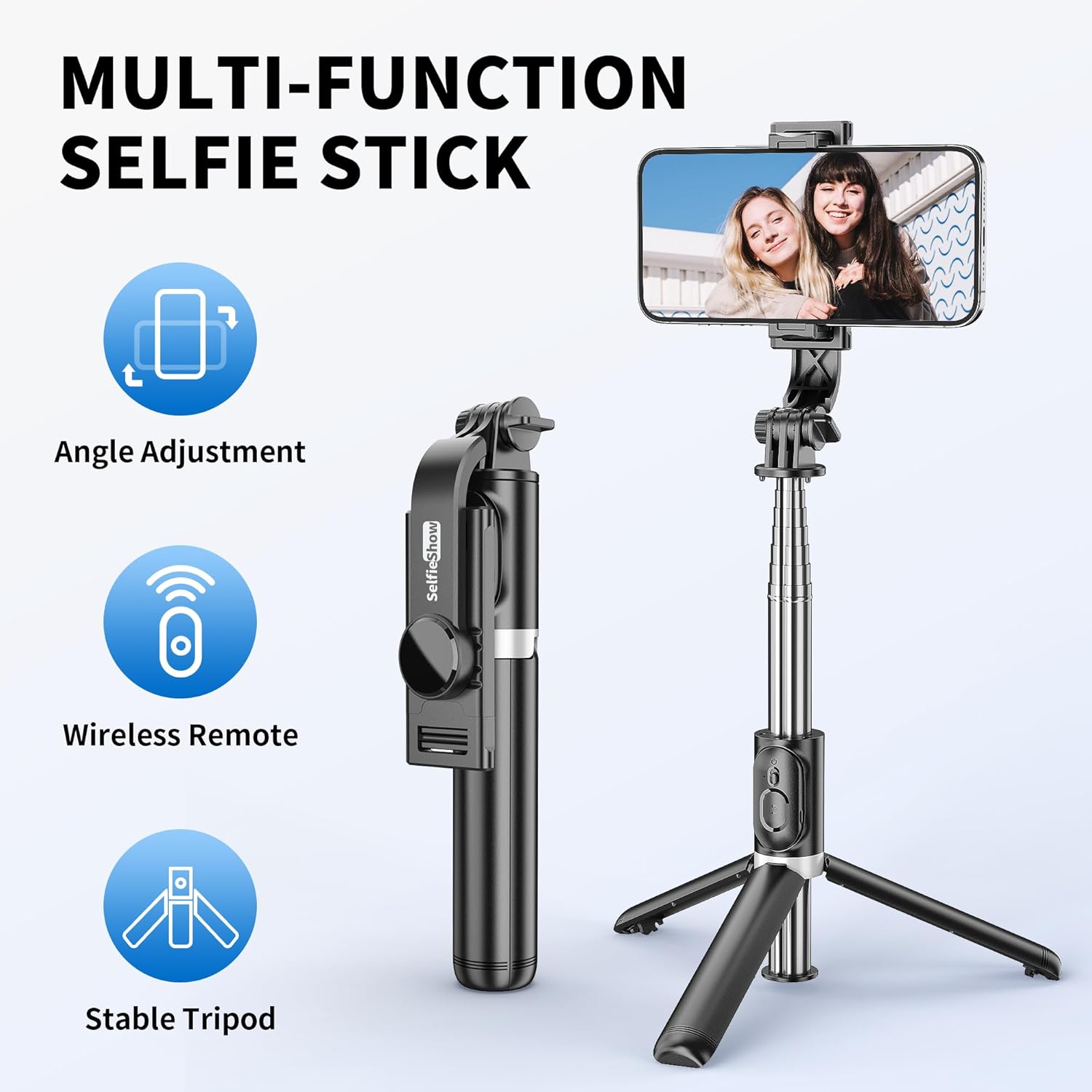 Thumbnail 1 de SelfieShow Selfie Stick Tripod 103 cm