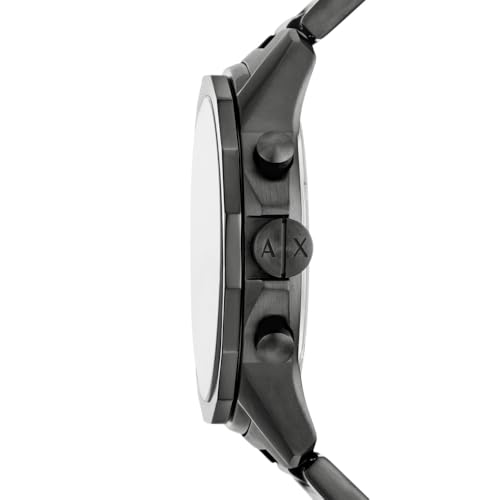 Detalle de Armani Exchange Reloj Hombre con Cronógrafo de Cuarzo, Caja 44 mm y Correa de Acero Inoxidable