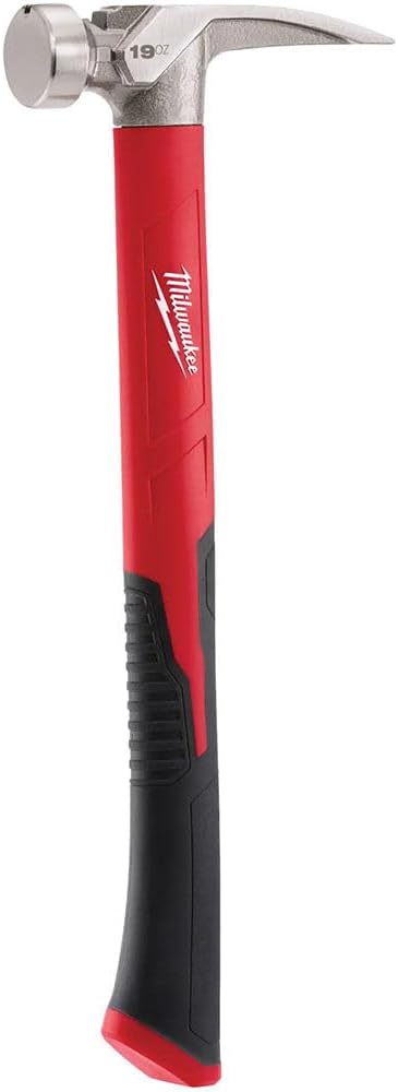 Detalle de Milwaukee 48-22-9316 クロー付きハンマー 19オンス、グラスファイバーハンドル・一体型マグネット