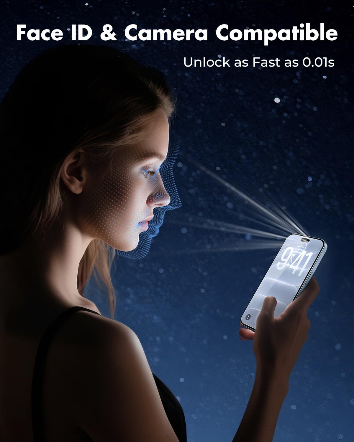 Thumbnail 6 de UNBREAKcable UBXi1012 3-Pack Tempered Glass Screen Protectors for iPhone 18 Pro