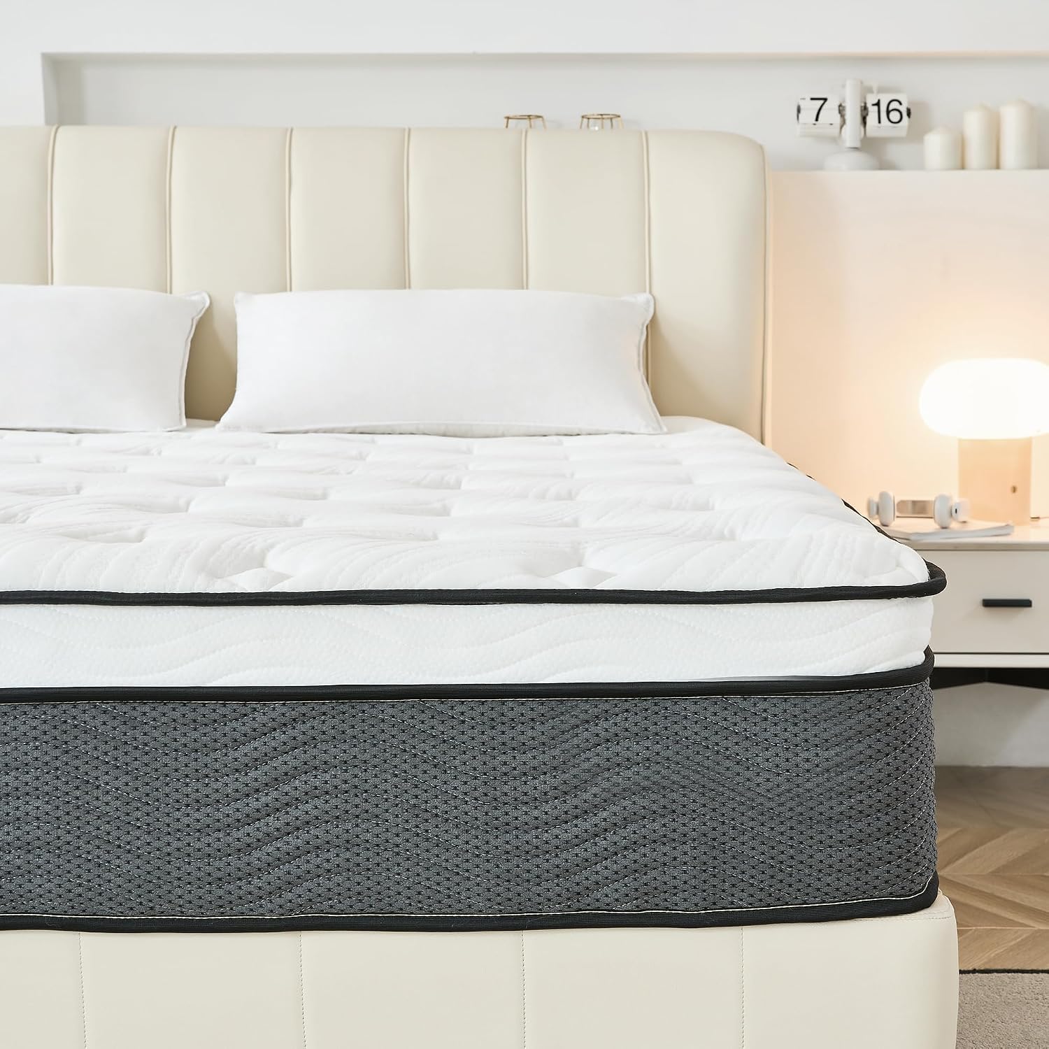 Thumbnail 6 de Bednew Hybrid Double Mattress 135x190x34cm (34cm), pocket springs with breathable foam