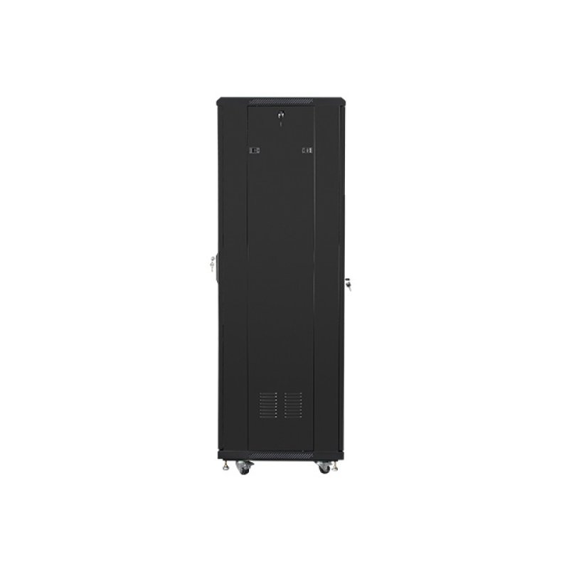 Detalle de Rack independiente Lanberg FF01-6637-12B 37U, 800 kg, IP20, ventilación negra RAL9004