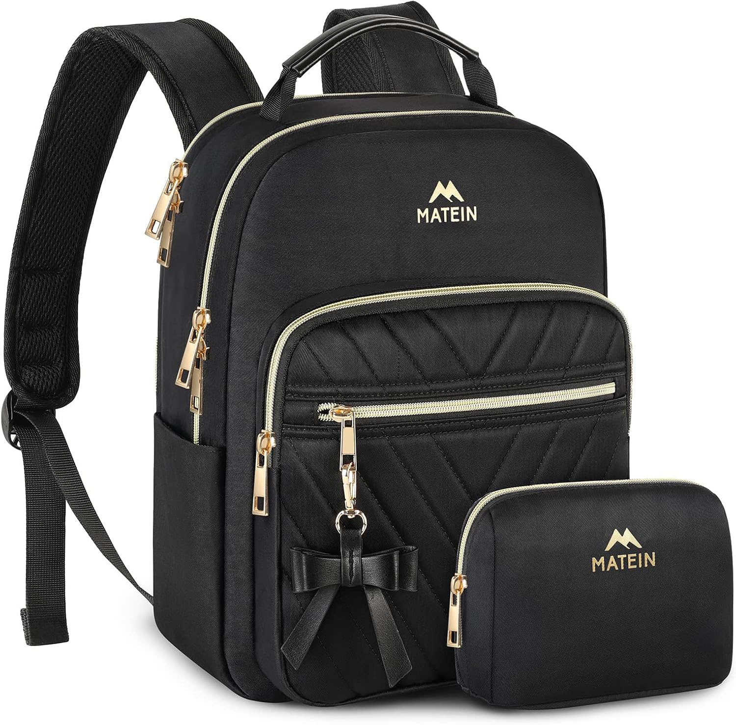 Detalle de MATEIN Mini Backpack, 12.5 x 10.5 x 6 inches