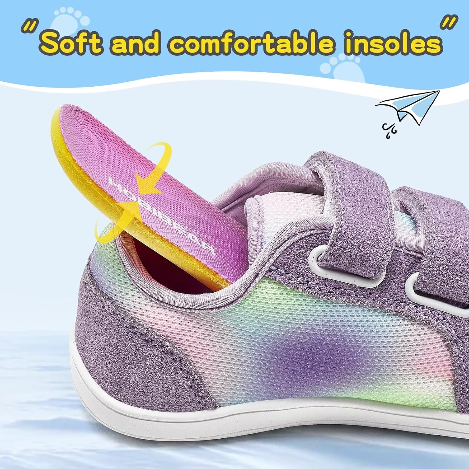 Detalle de Barfußschuhe für Kinder mit breiter Zehenbox