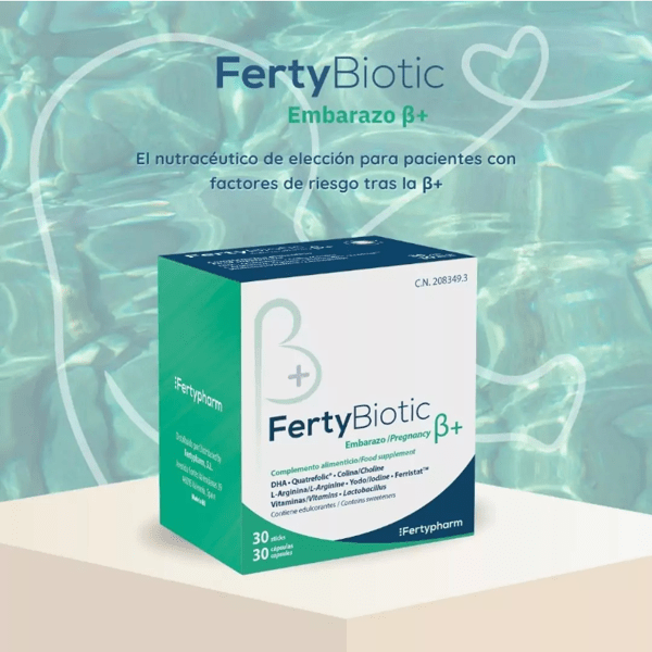 Thumbnail 1 de FertyBiotic Embarazo ß+ complemento embarazo 60 unidades