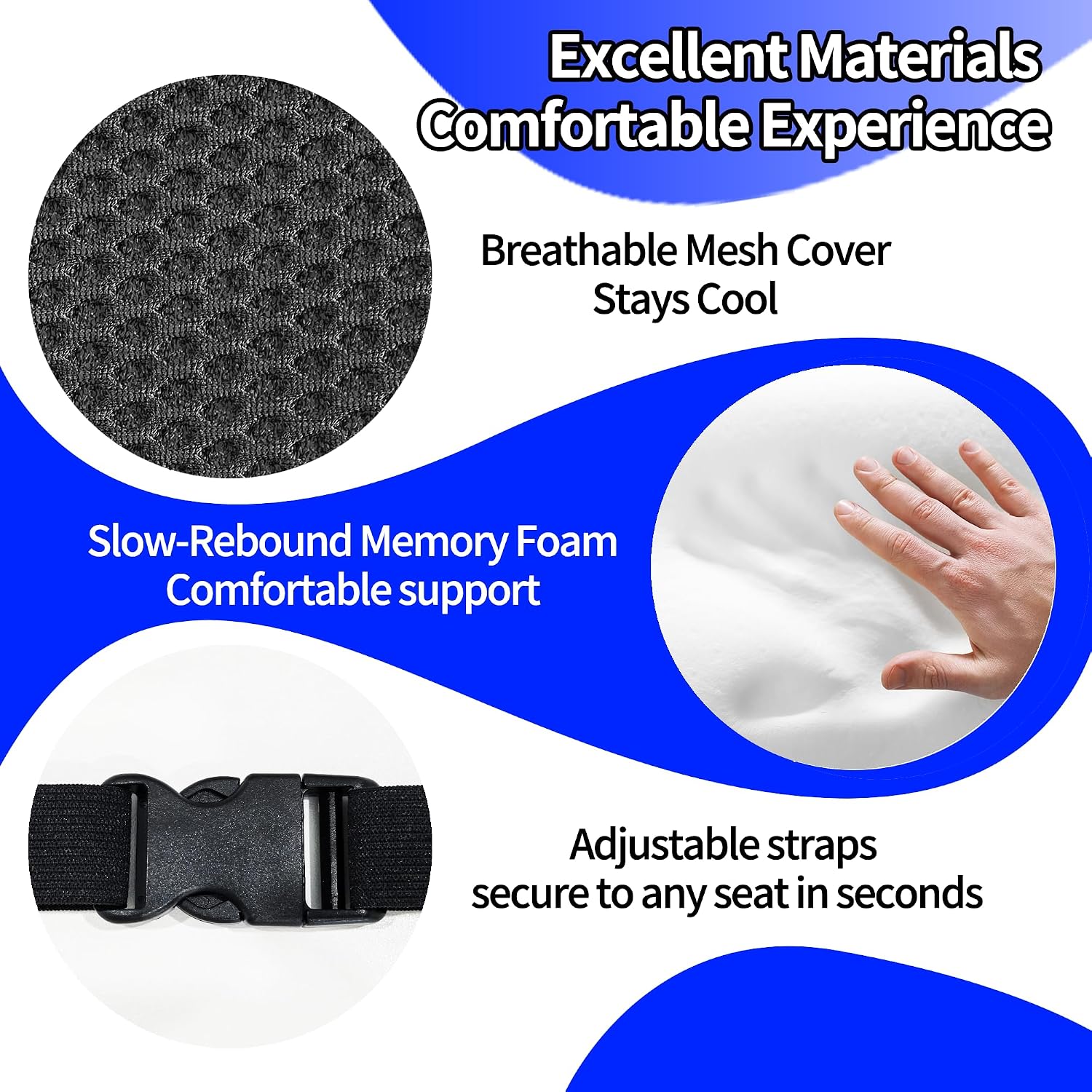 Thumbnail 4 de TISHIJIE Lumbar Support Pillow for Car