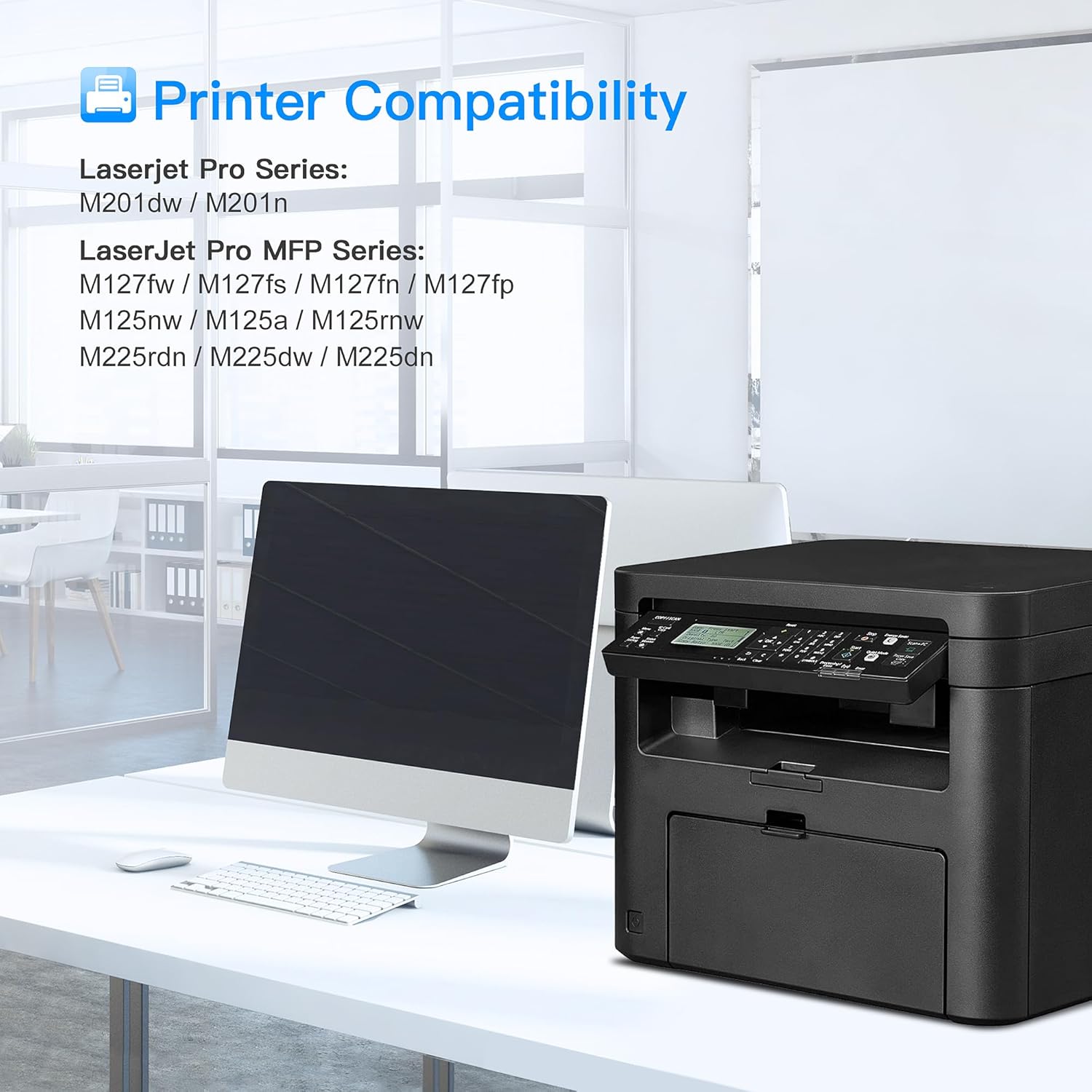Thumbnail 1 de LxTek 83A Toner kompatibel CF283A – 2er-Pack schwarz für HP LaserJet Pro M125/M127/M201/M225
