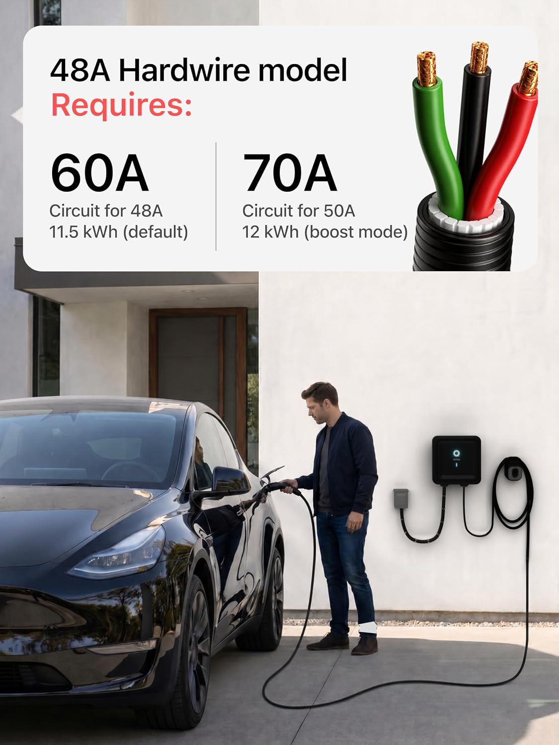 Thumbnail 6 de EVIQO Level 2 48A EV Charger 🔌