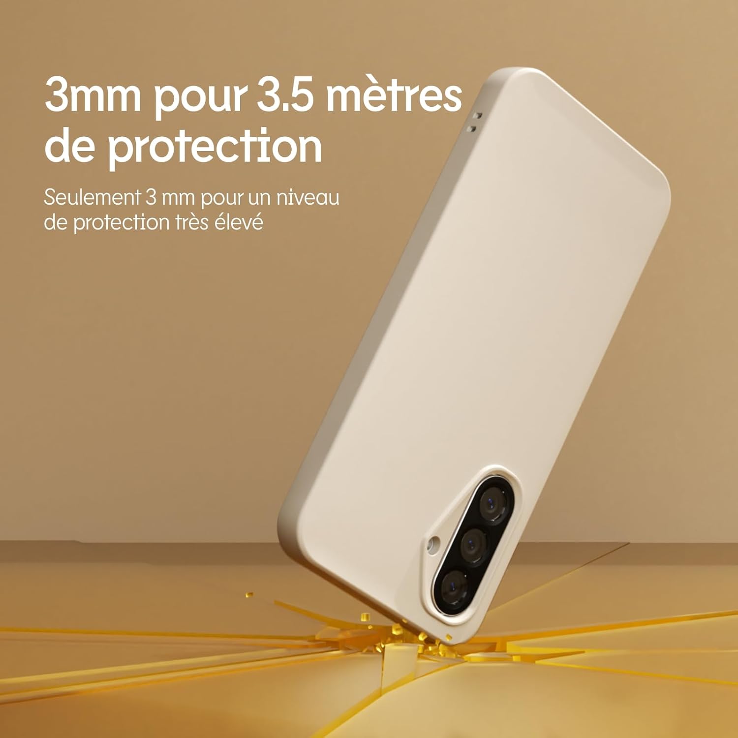 Thumbnail 1 de RhinoShield SolidSuit pour Galaxy A56 — coque fine mate avec absorption des chocs, noir