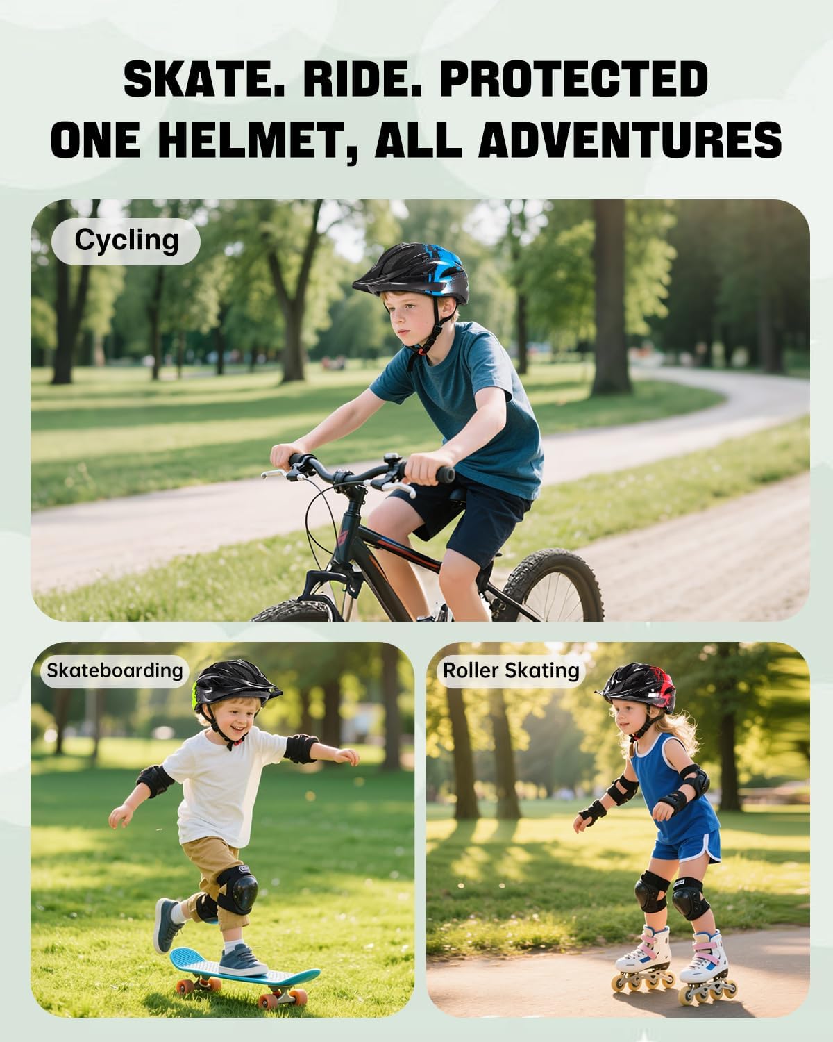 Detalle 2 de Kids Bike Helmet 3–15 Years 48–58 cm