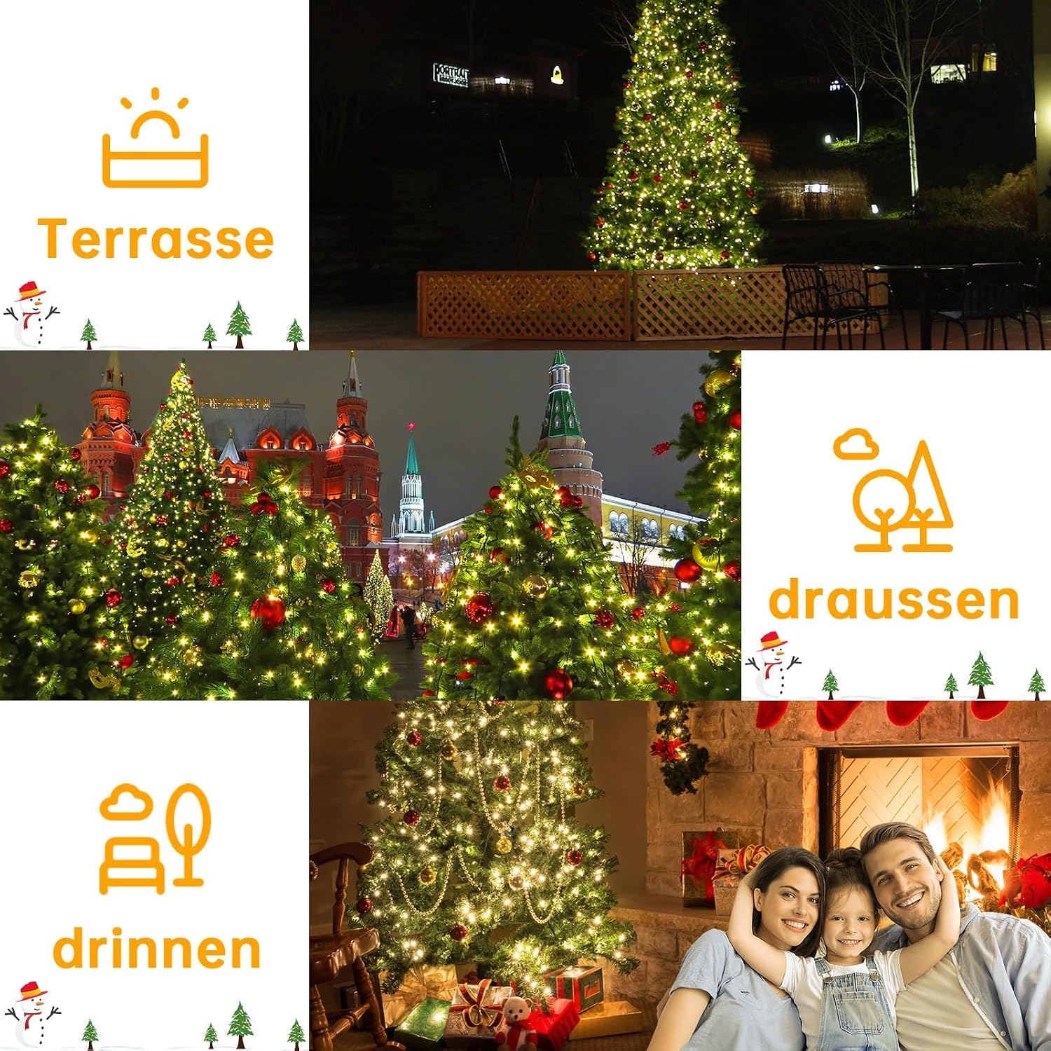 Thumbnail 6 de Bigzom GP-SW310DC0193-IP44(EU)-1CT kerstboomverlichting met ring, 400 leds