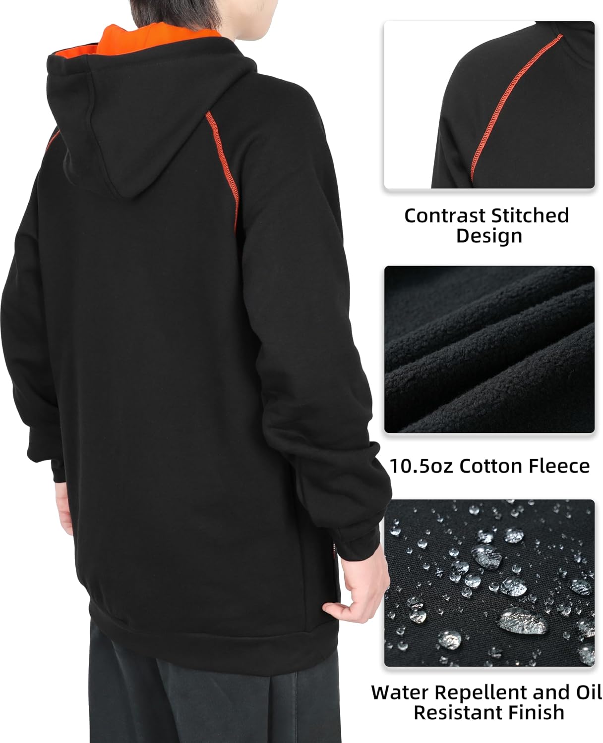Thumbnail 3 de BOCOMAL FR Work Hoodie 10.5 oz