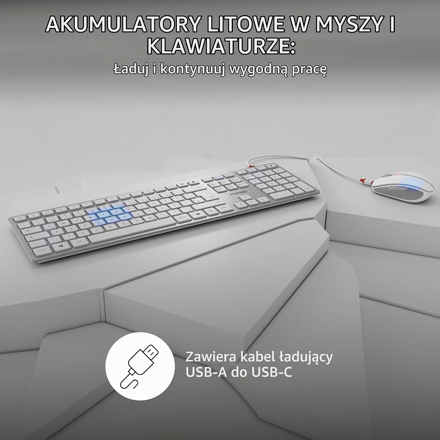Thumbnail 3 de CHERRY DW 9100 Slim – bezprzewodowy zestaw klawiatury i myszy QWERTZ