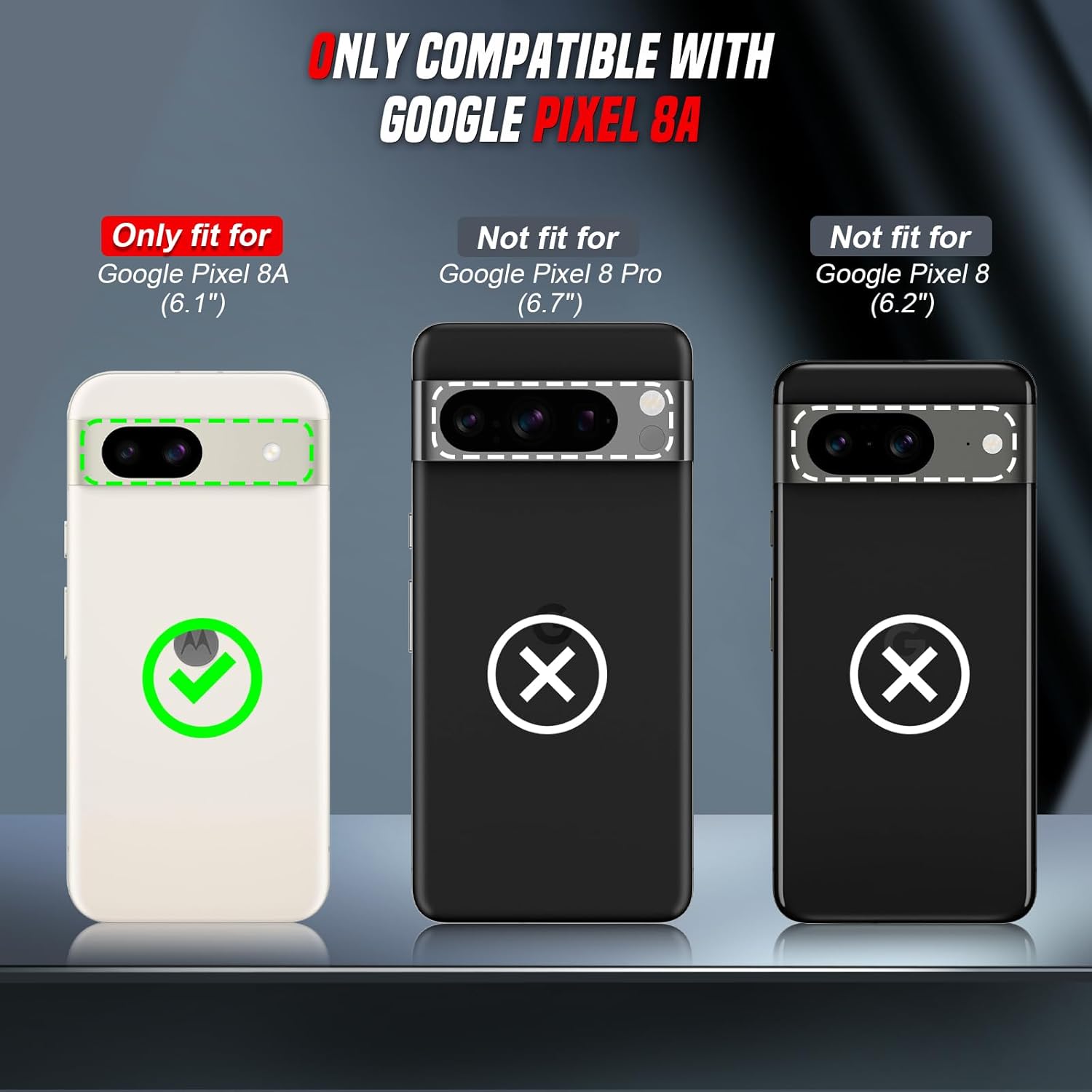 Thumbnail 6 de LeYi for Google Pixel 8a Case with camera lens cover slider and kickstand (Rose Gold)