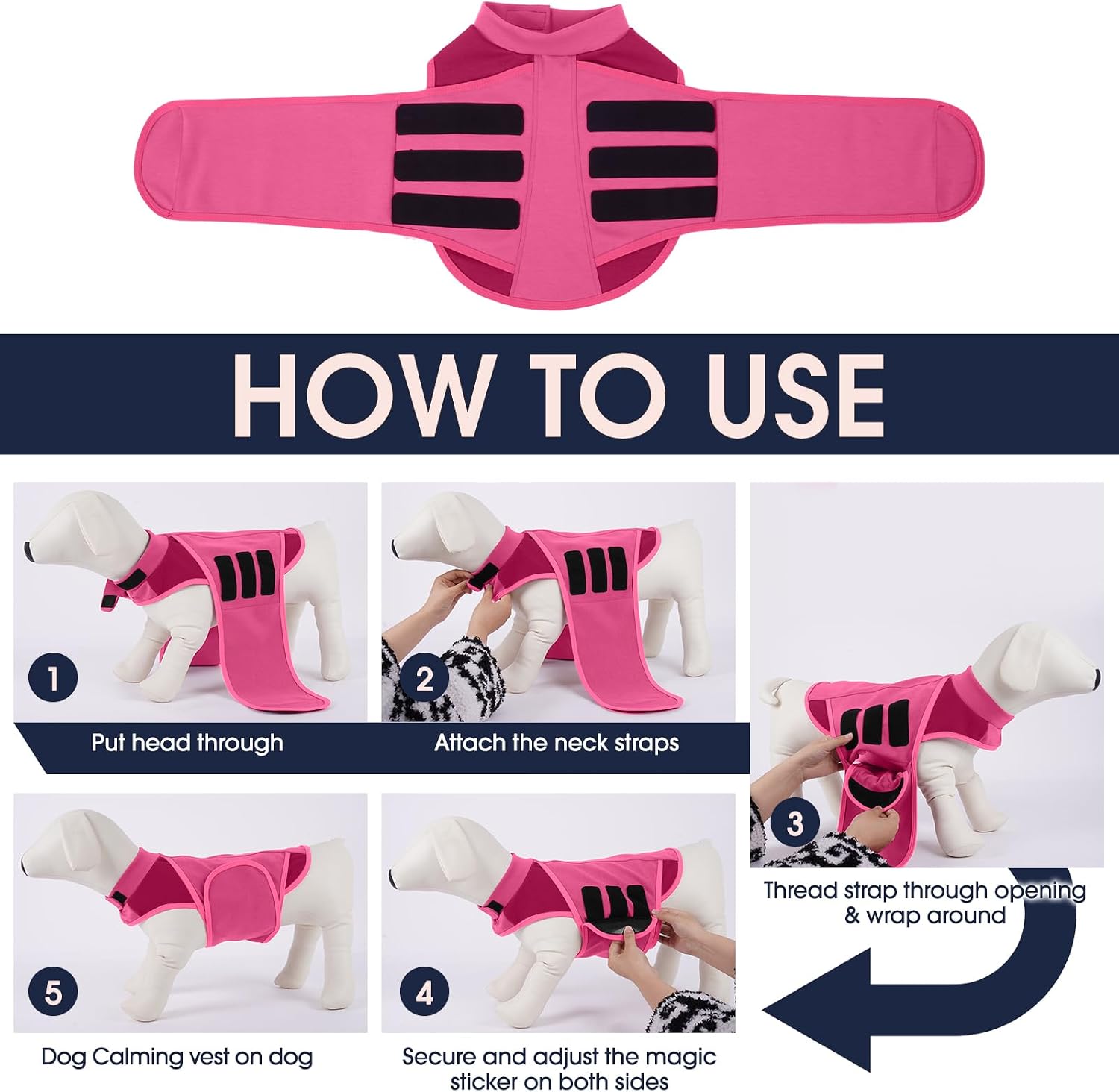 Detalle 2 de IECOii Dog Calming Vest, Size L
