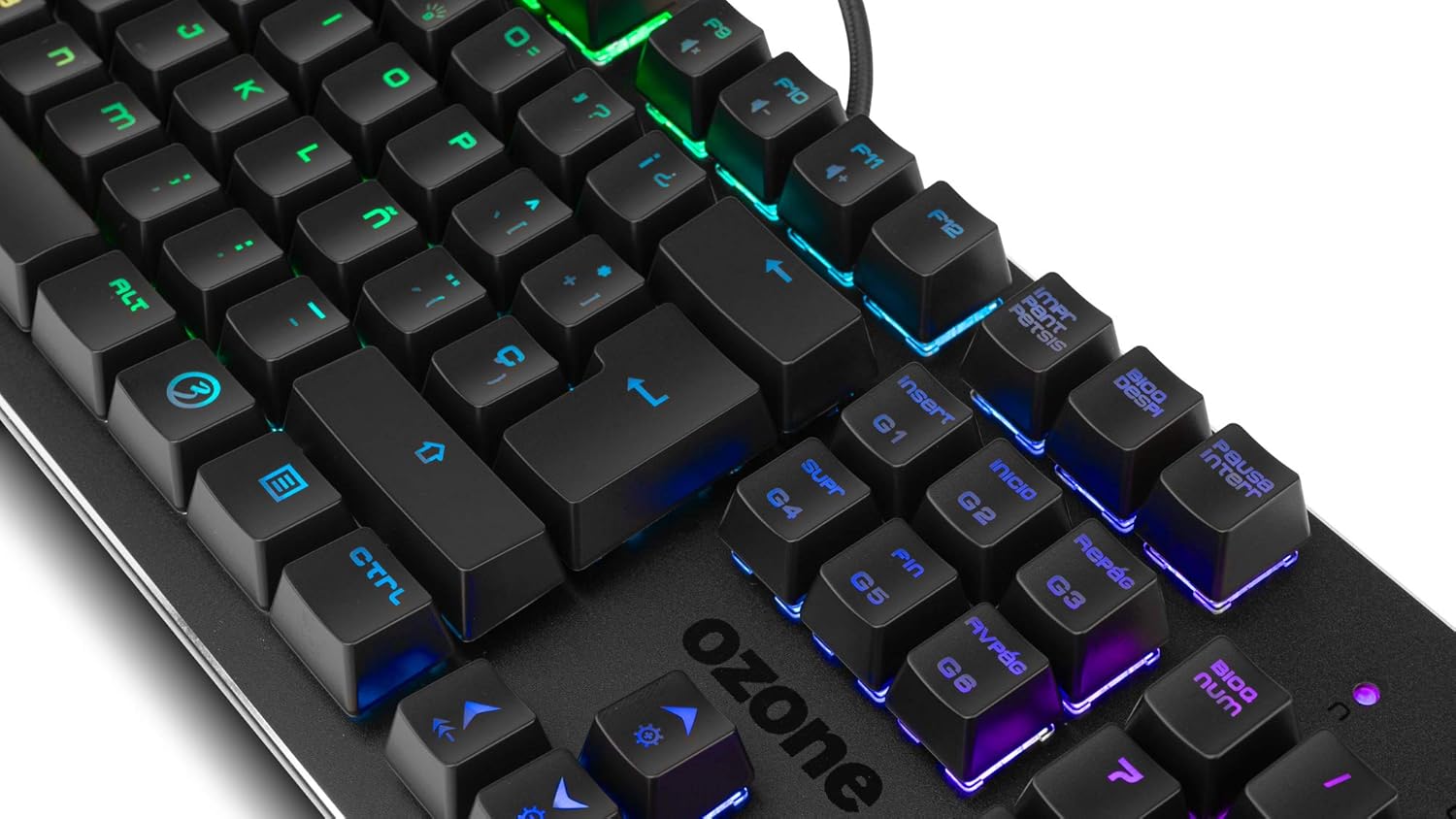 Detalle de Ozone Gaming Keyboard Alliance – OZALLIANCESP: Mechanische Hybridtastatur für präzises Gaming