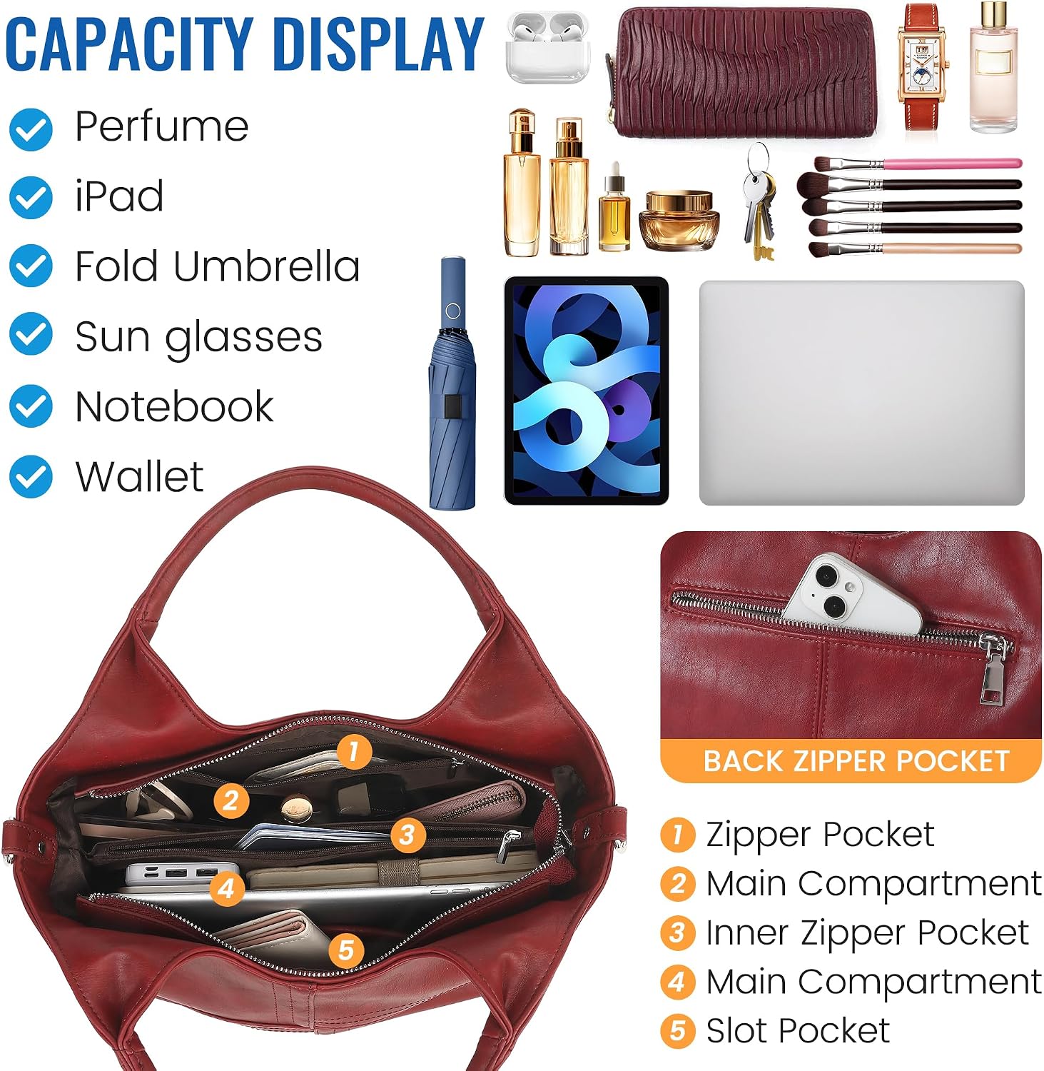 Detalle 2 de KOGTLA Vegan Leather Purse, Medium