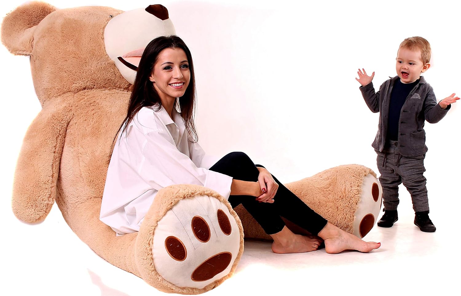 Thumbnail 1 de MKS XXL Teddybär 200 cm mit waschbarem Bezug