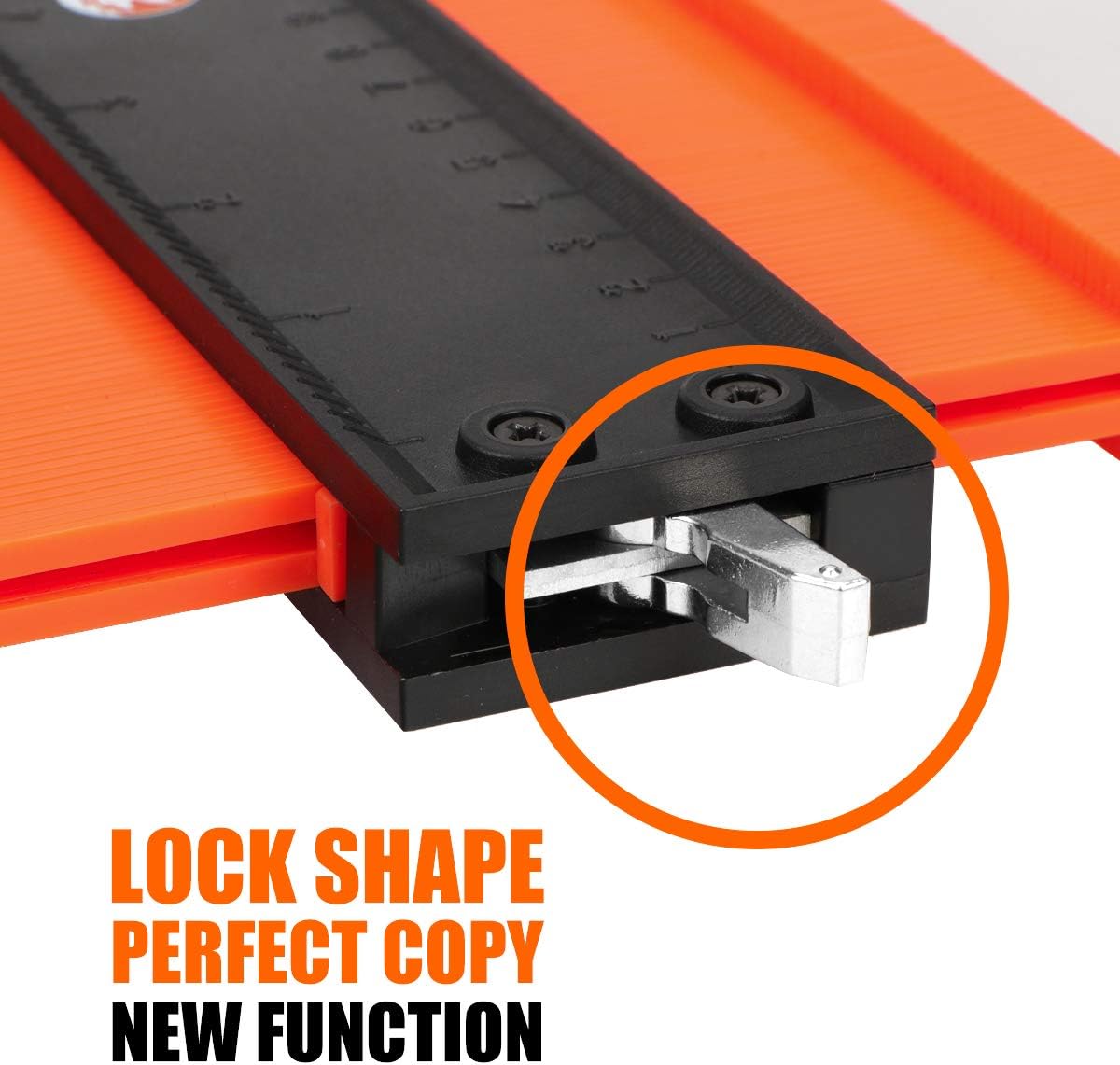 Thumbnail 1 de Saker Contour Gauge Profile Tool (Adjustable Lock) – 2pcs, 5 + 10 inch (12 + 25 cm) for copying irregular shapes