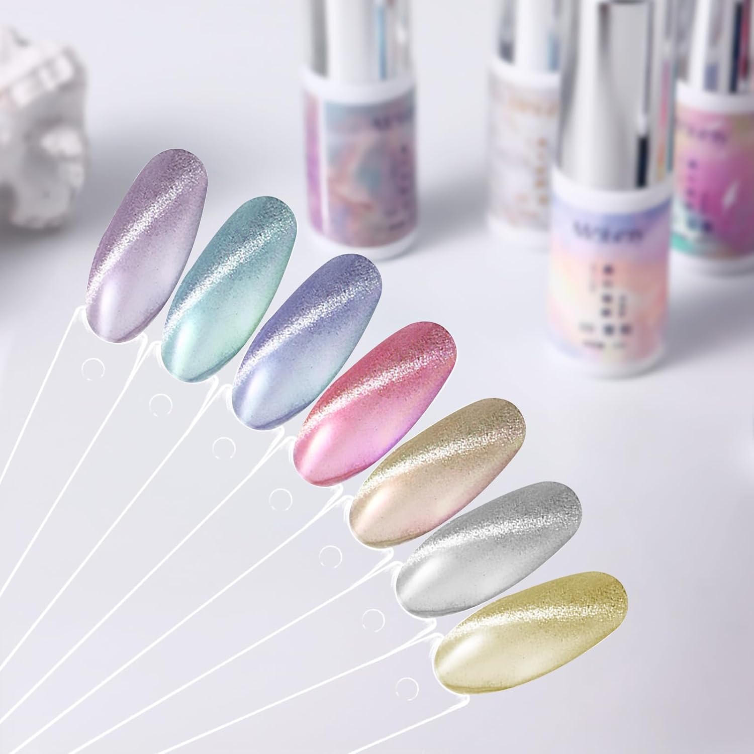 Detalle 2 de Nagelmuster Sticks 300 Stück für Nail-Art