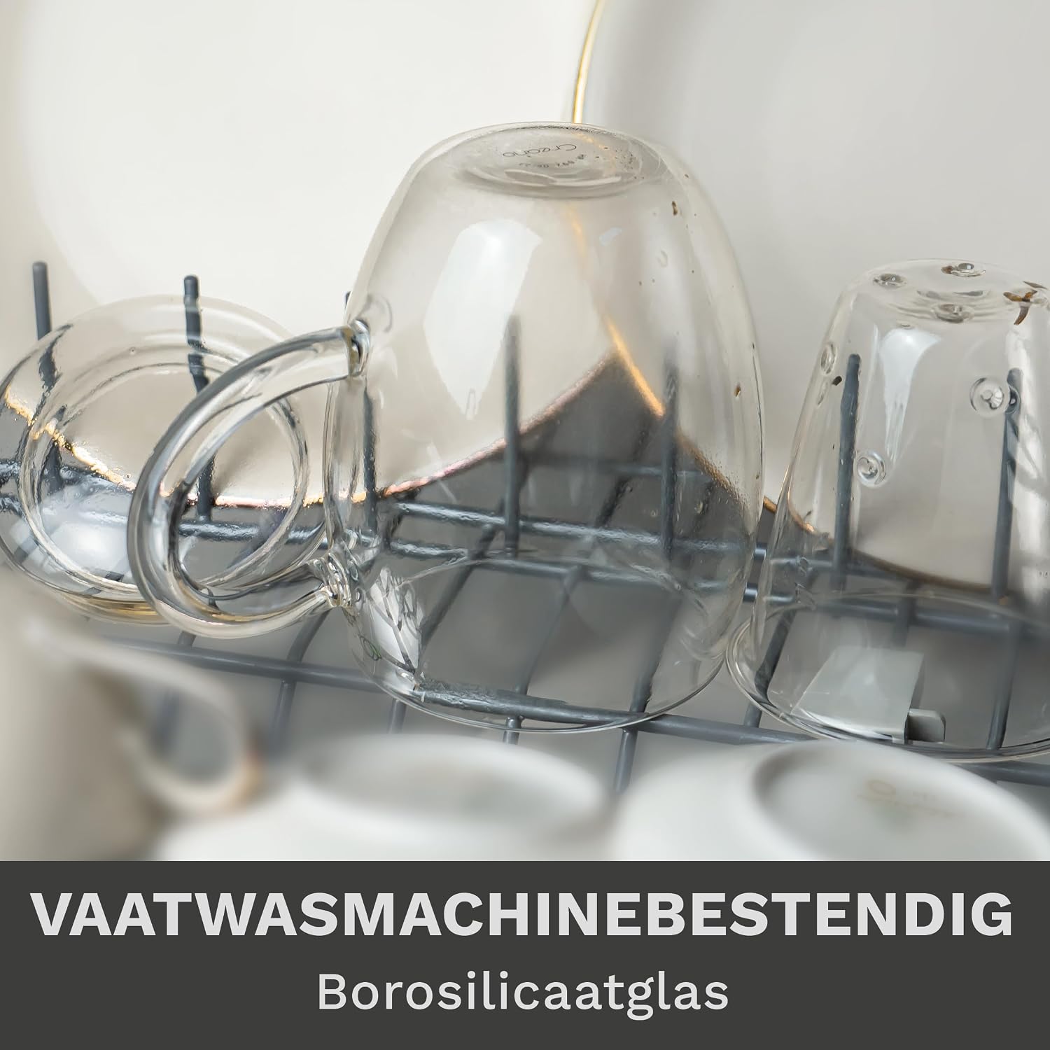 Detalle 1 de Creano 092 All-in-One theeglas van 400 ml met glazen filter en deksel