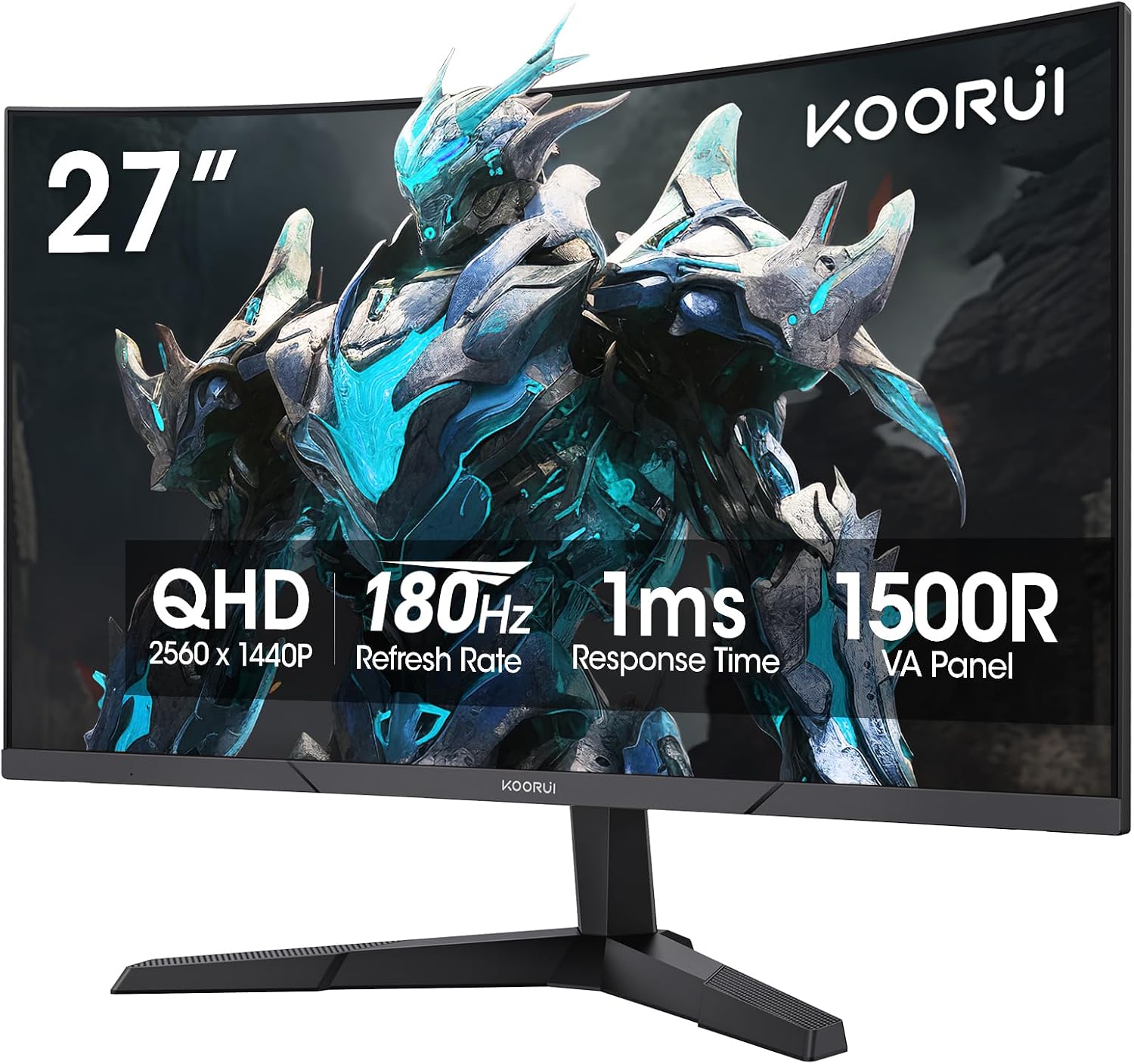 Detalle de KOORUI Curved Gaming Monitor 27-Inch
