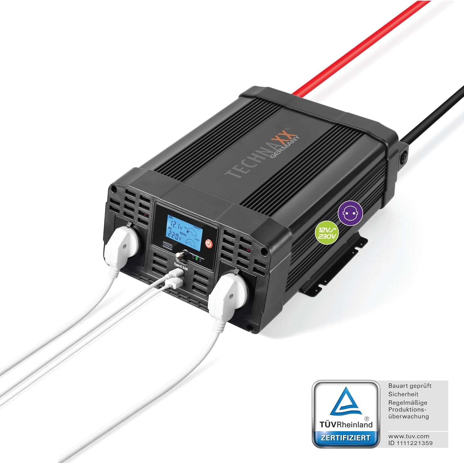 Thumbnail 1 de Technaxx TE20 2000W Wechselrichter