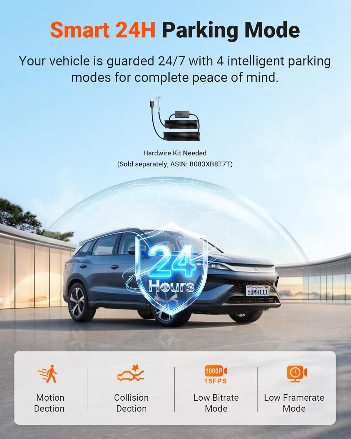 Thumbnail 3 de VANTRUE New N4 Pro S 3-Channel 4K Dash Cam (Triple STARVIS 2) with GPS, Wi‑Fi, and 24/7 Buffered Parking Mode