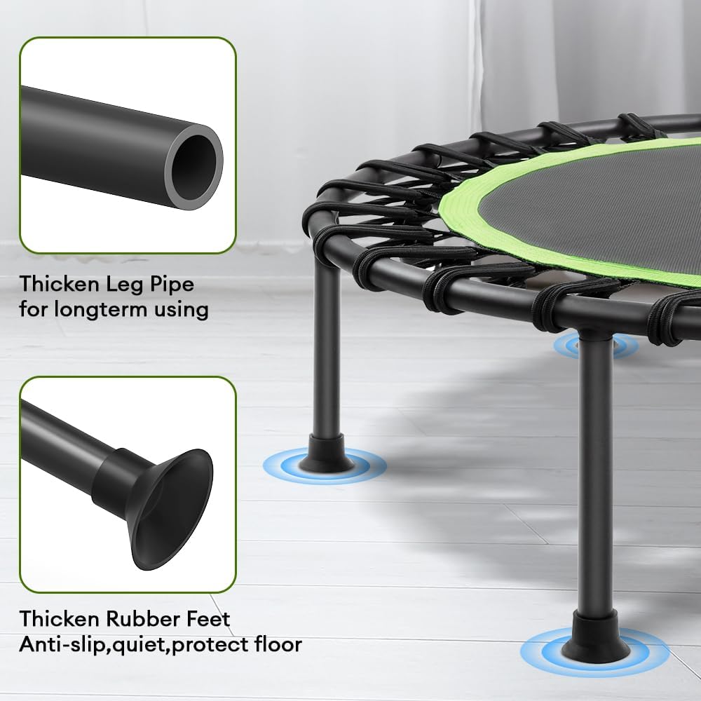Detalle 2 de ONETWOFIT Trampolín de Fitness 107/114cm