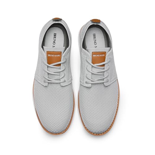 Thumbnail 3 de Bruno Marc Zapatos de Cordones Transpirables Oxford Clásico para Hombre Gris, Talla 43