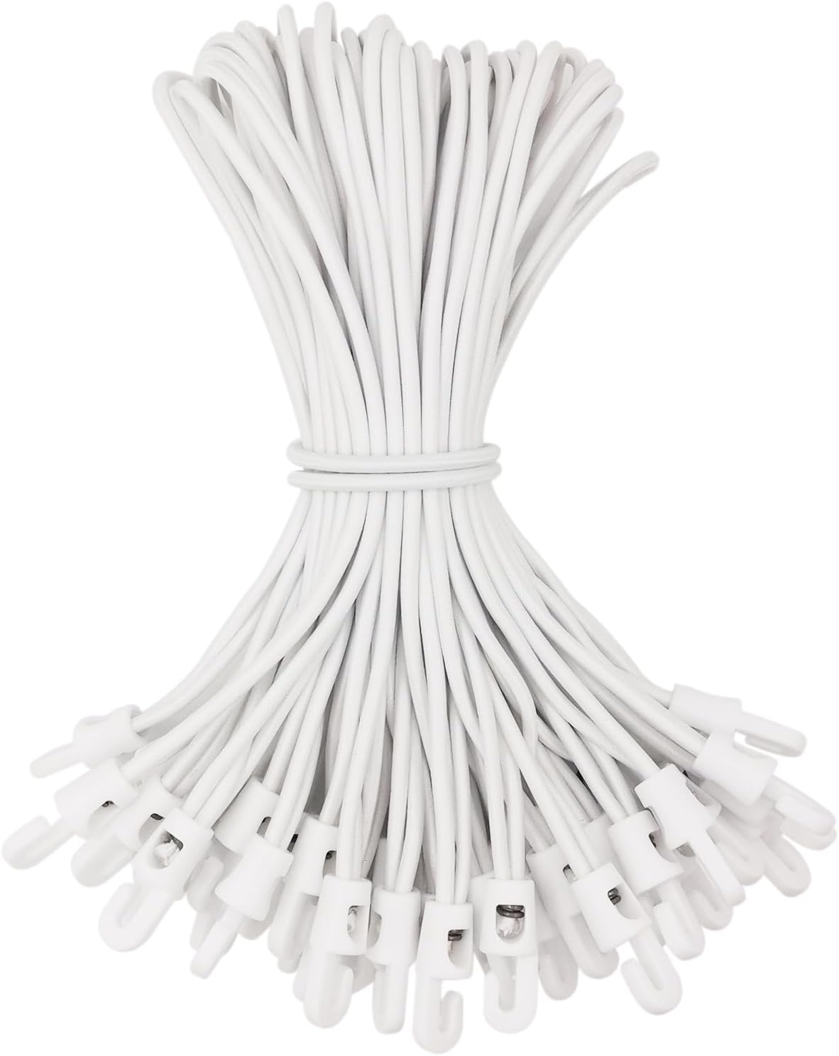 Spannwummi mit Haken 25 cm, 50 Stück
