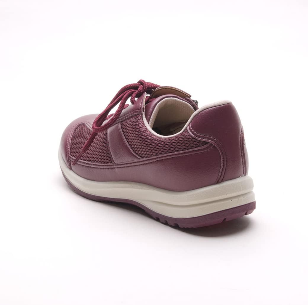 Detalle de ASAHI Medical Walk WK L030 レディースウォーキングシューズ SHM機能・内側ファスナー