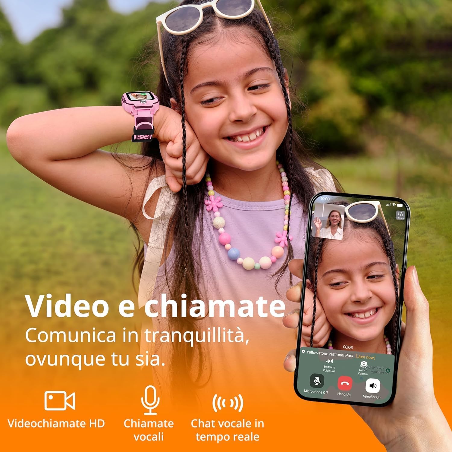 Thumbnail 2 de imoo Watch Phone Z3: Smartwatch 4G per bambini con videochiamate HD, GPS in tempo reale e resistenza IPX8